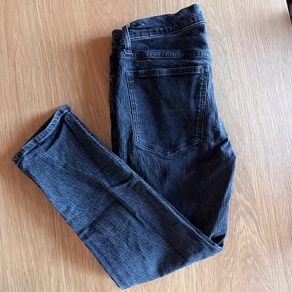 Madewell Women's Straight Leg Jeans - Black Denim Wash
